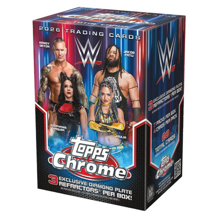 WWE 2026 Topps Chrome WWE Blaster Box