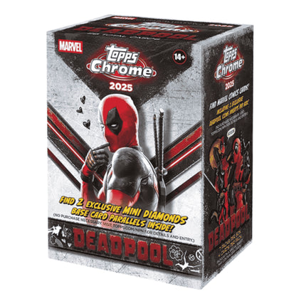 MCU 2025 Topps Chrome Deadpool Value Blaster Box
