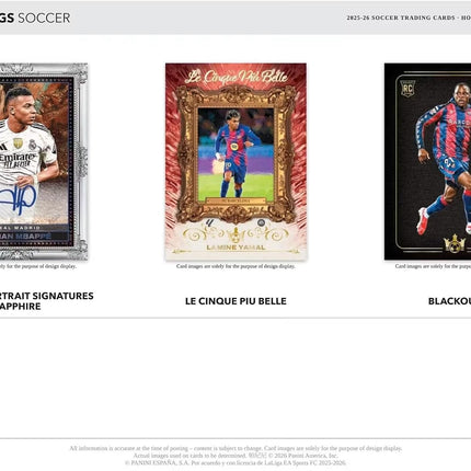 Soccer 2025-26 Panini Pitch Kings Soccer Hobby International Box