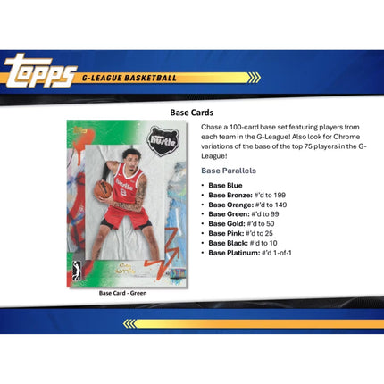 NBA 2024/25 Topps G‑League Basketball Hobby Box