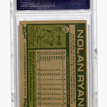 1977 Topps Nolan Ryan #650 PSA 6