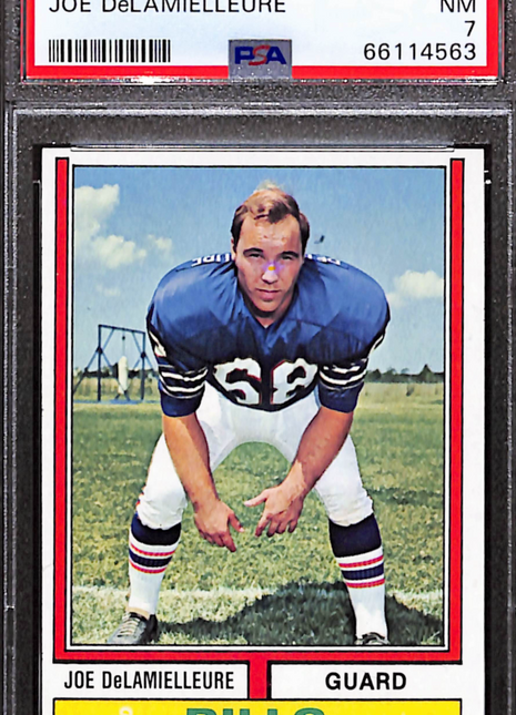 1974 Topps Joe Delamielleure #183 PSA 7
