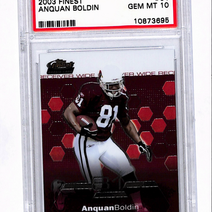 2003 Finest Anquan Boldin #64 PSA 10