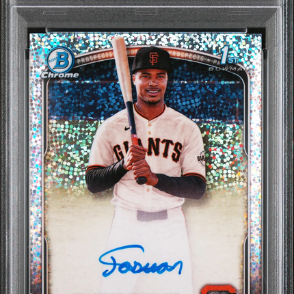 2025 Bowman Chrome Auto Josuar Gonzalez #CPAJD Speckle Refractor /299 PSA 10