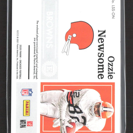 2021 Panini Encased Legendary Ozzie Newsome #LSS-ON 20/25 Patch Auto /25