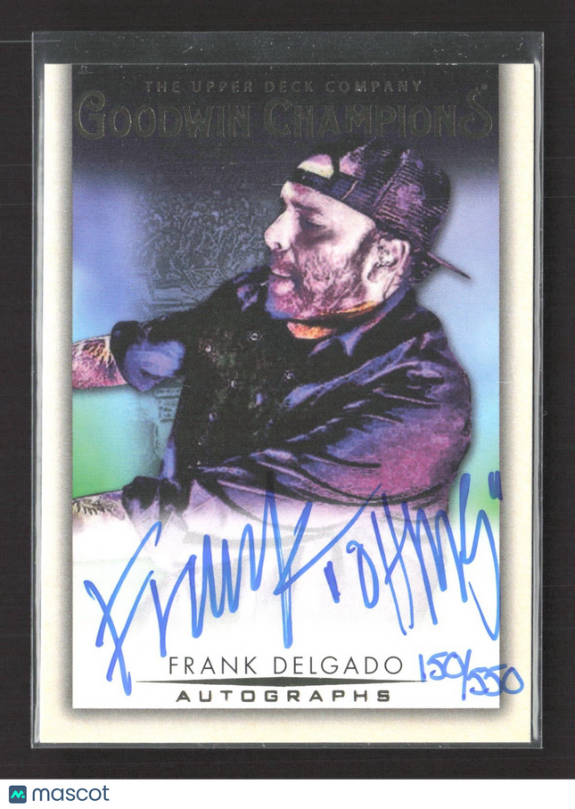 2021 UD Goodwin Champions Auto Frank Delgado /550 #A-FD