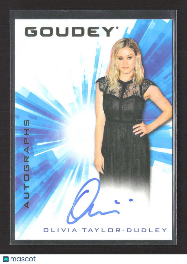 2021 UD Goodwin Champions Auto Olivia Taylor Dudley Goudey #GA-OT