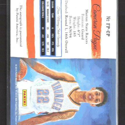 2015-16 Panini Court Kings Cameron Payne Fresh Paint Auto #FP-CP
