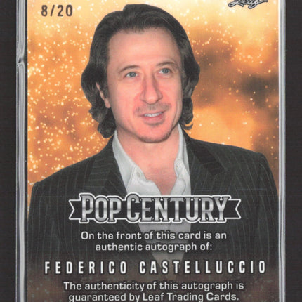 2025 Leaf Pop Century Federico Castelluccio Auto Shimmer /20 #BA-FC1