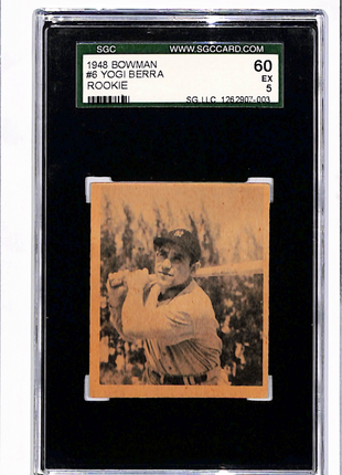 1948 Bowman Yogi Berra #6 SGC 5