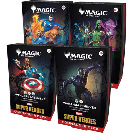 Magic the Gathering Marvel Super Heroes Commander Deck - 1 Deck At Random