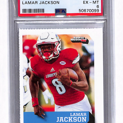 2016 S.I. For Kids Lamar Jackson #576 PSA 6
