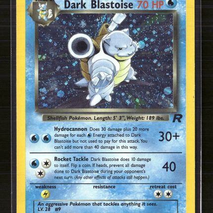 Pokemon 2000 Team Rocket Dark Blastoise #3/82 Holo