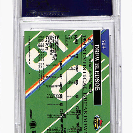 1993 Stadium Club Drew Bledsoe #504 PSA 10