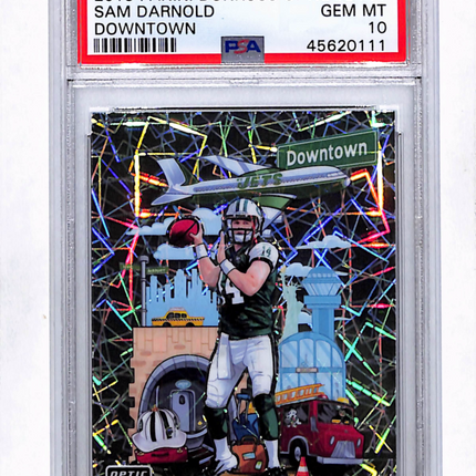 2018 Panini Donruss Optic Downtown Sam Darnold #DT11 PSA 10
