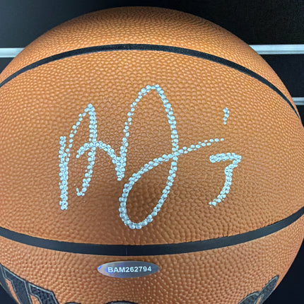 Mem Anthony Davis Los Angeles Lakers Signed Full Size Basketball Upper Deck