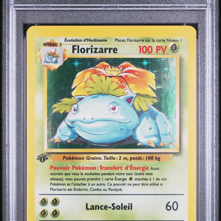 1999 Pokemon French Florizarre 1st Edition French PSA 8 #15