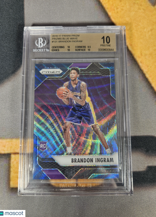 2016 Panini Prizm Brandon Ingram #131 BGS 10 Blue Wave Rc /99