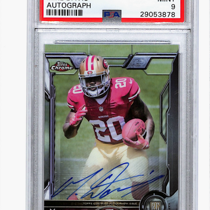 2015 Topps Chrome Mike Davis #139 Autograph PSA 9 Auto