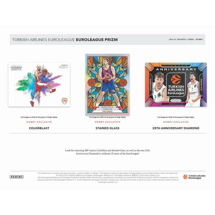 EBL 2024-25 Panini Turkish Airlines Euroleague Prizm Basketball Hobby Box