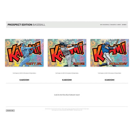 MLB 2025 Panini Prospect Edition Baseball Hobby Box