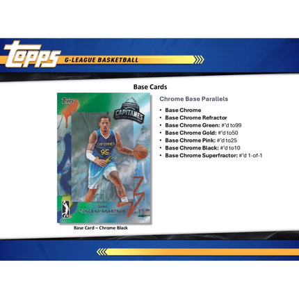 NBA 2024/25 Topps G‑League Basketball Hobby Box