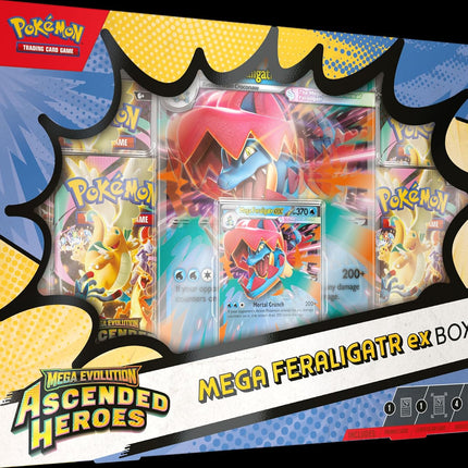 Pokemon Mega Evolution Ascended Heroes EX Box