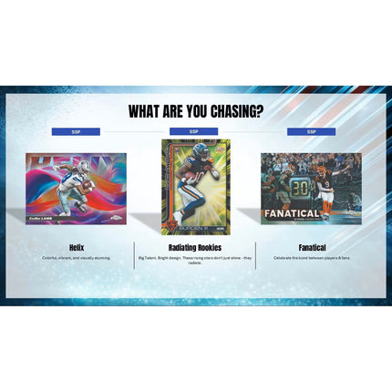 NFL 2025 Topps Chrome Football Hobby Box
