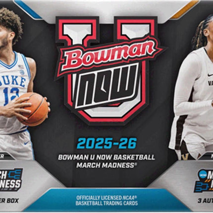 NCAAB 2025-26 Bowman U Now Basketball March Madness - Hobby Box