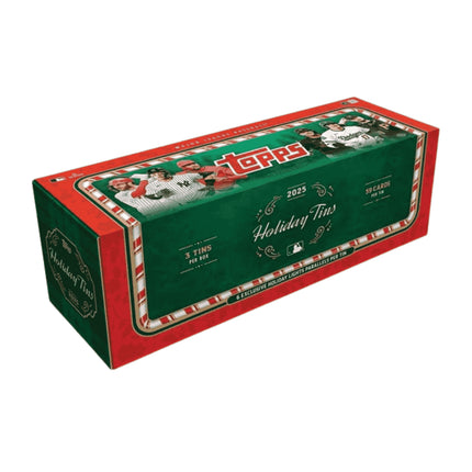 MLB 2025 Topps Holiday Baseball Tin