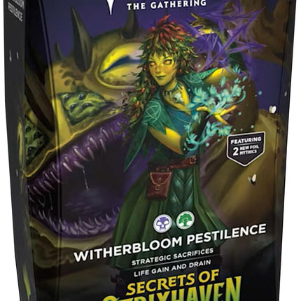 Magic The Gathering: Secrets of Strixhaven Commander Deck – 1 Assorted Deck Chosen at Random