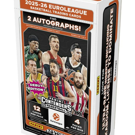 NBL Panini 2025/26 Contenders EuroLeague Basketball Hobby Box