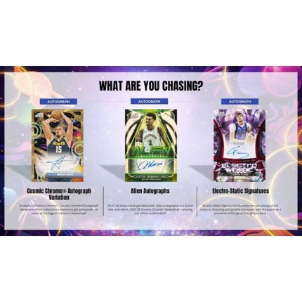 NBA Topps 2025-26 Chrome Cosmic Basketball Hobby Box