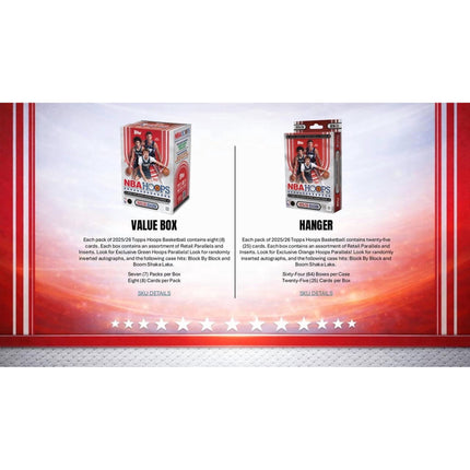 NBA 2025-26 Hoops Basketball Hobby Jumbo Box