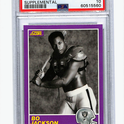 1989 Score Supplemental Bo Jackson #384S PSA 10
