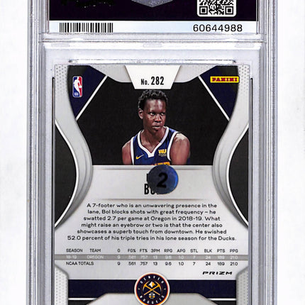 2019 Panini Prizm Bol Bol #282 Red White Blue PSA 9