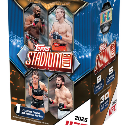 UFC Topps 2025 Stadium Club UFC Blaster Box