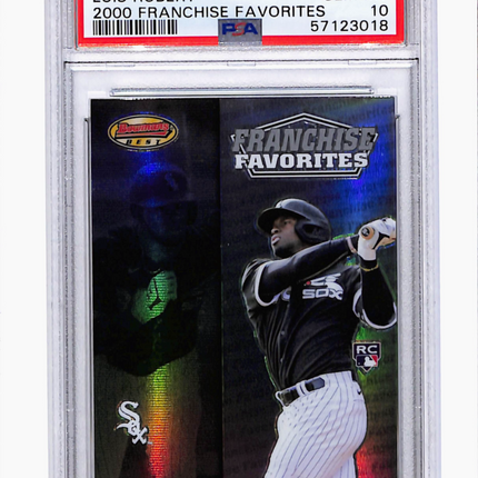2020 Bowman's Best 2000 Franchise Favorites Luis Robert #FFALR PSA 10