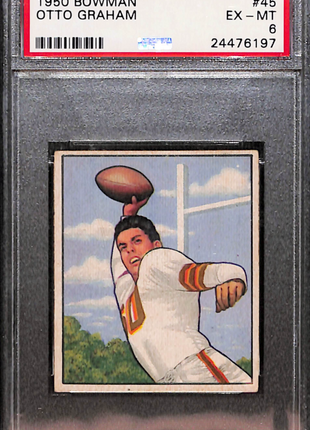 1950 Bowman Otto Graham #45 PSA 6