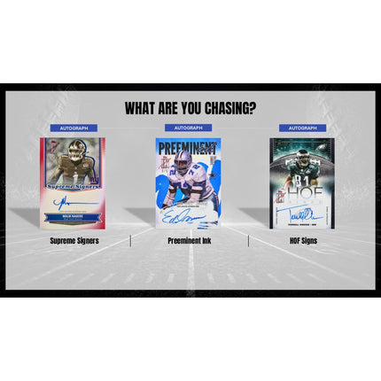 NFL 2025 Topps Signature Class Football Hobby Box