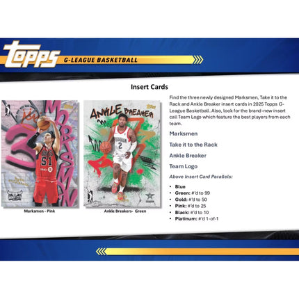 NBA 2024/25 Topps G‑League Basketball Hobby Box
