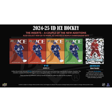 NHL 2024-25 Upper Deck Ice Hockey Hobby Box