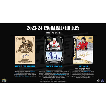 NHL 2023-24 Upper Deck Engrained Hockey Hobby Box