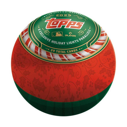 MLB 2025 Topps Holiday Baseball Tin