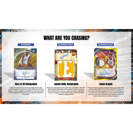 NCAAB 2025-26 Topps Bowman University Best Basketball Hobby Box
