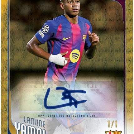 SOCCER 2025-26 Topps UEFA Club Competitions Soccer Tin
