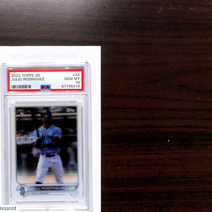 2022 Topps MLB 3D Julio Rodriguez #44 PSA 10