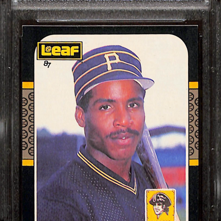 1987 Leaf Barry Bonds #219 PSA 8