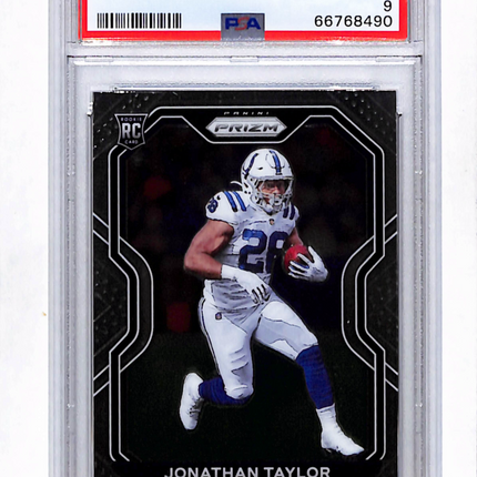 2020 Panini Prizm Jonathan Taylor #332 PSA 9