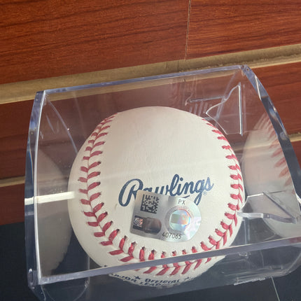 MEM Lawerence Butler Oakland Athletics Signed Baseball MLB# 407065